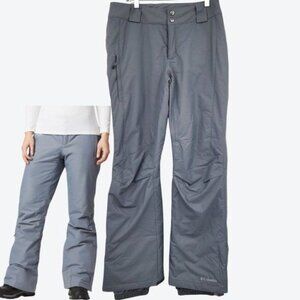 COLUMBIA Ladies Gray Omni-Tech Ski Snowboard Pants Winter Snow Insulated Small